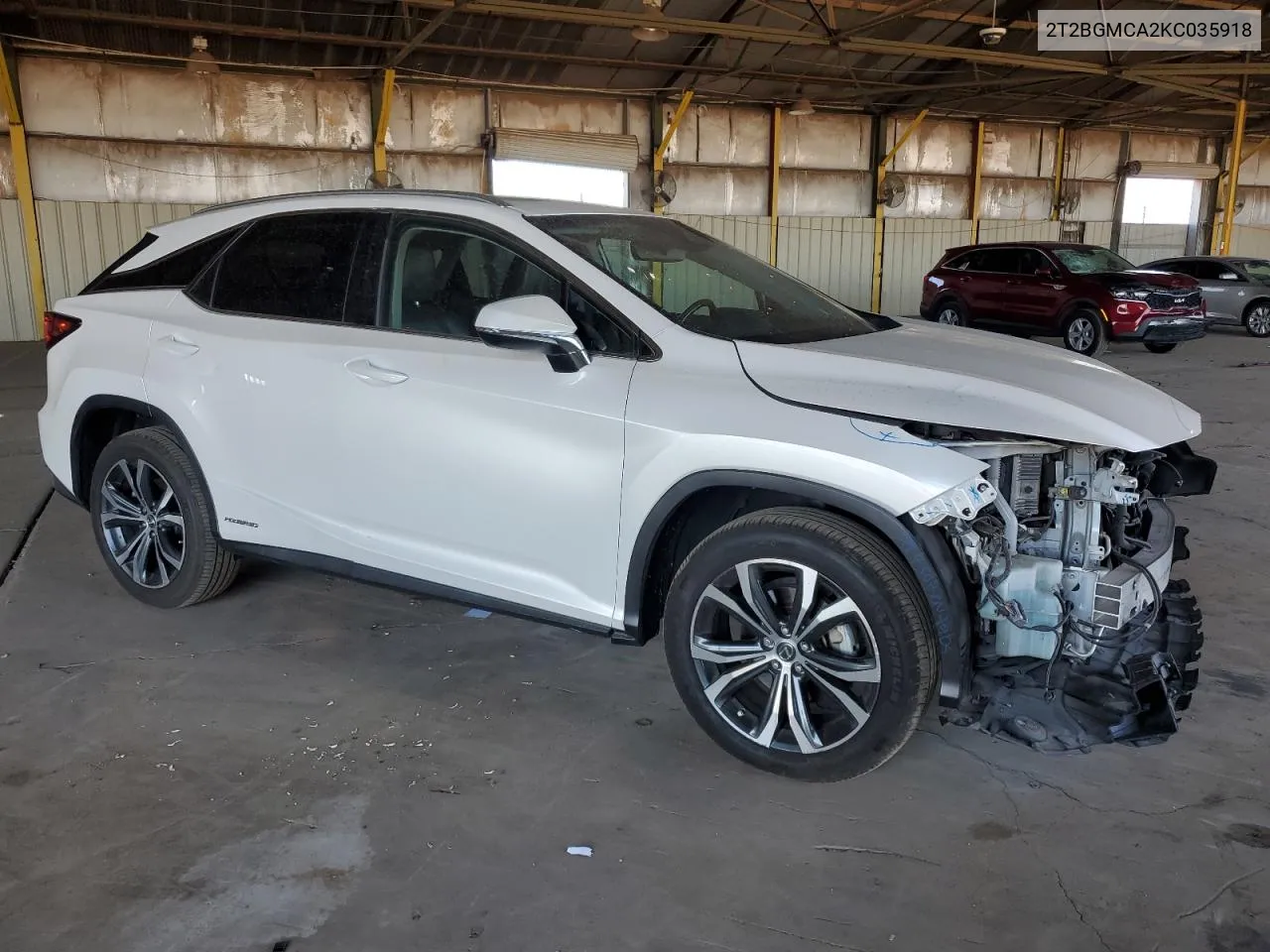 2019 Lexus Rx 450H Base VIN: 2T2BGMCA2KC035918 Lot: 78046724