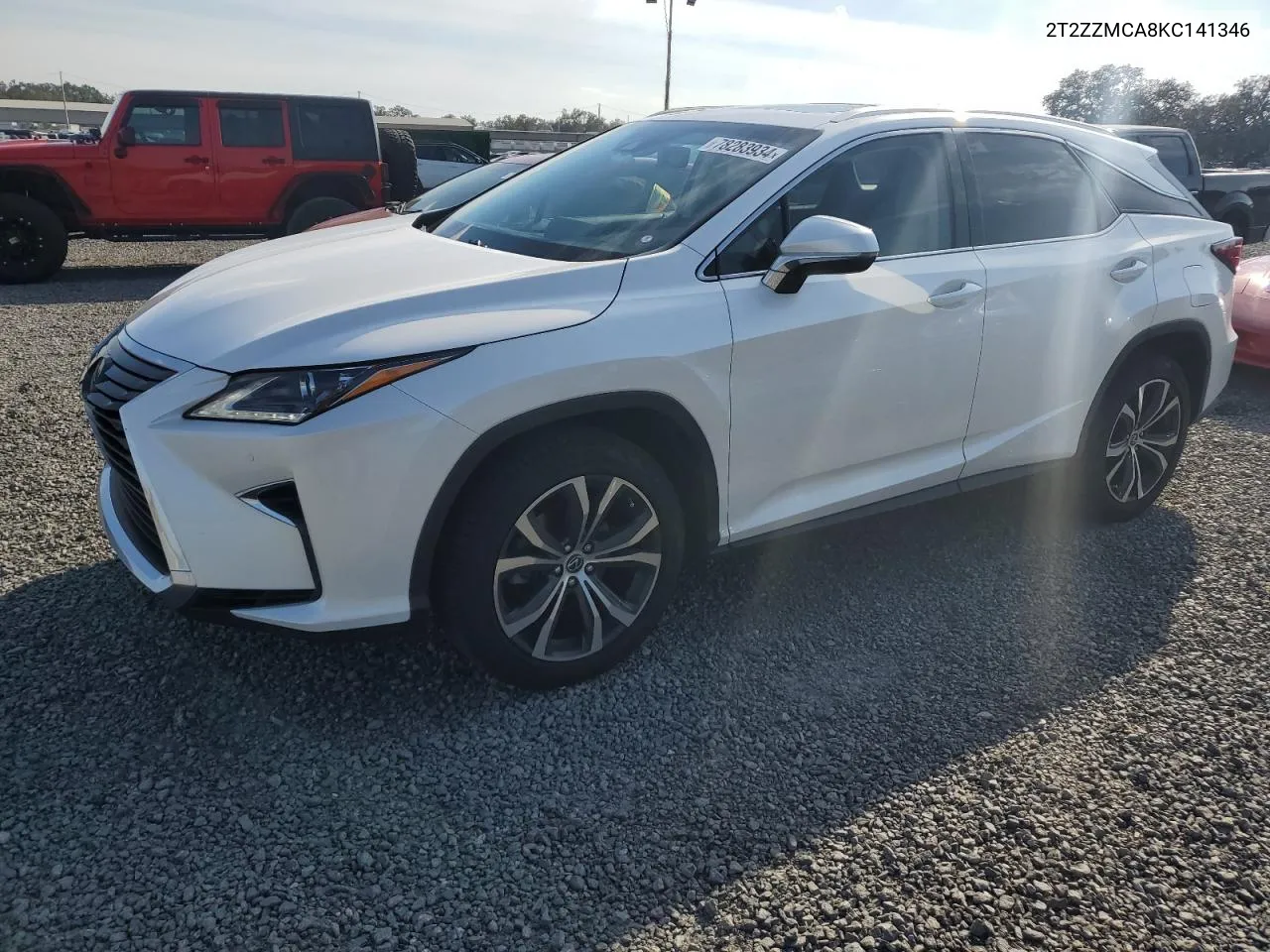 2019 Lexus Rx 350 Base VIN: 2T2ZZMCA8KC141346 Lot: 78283934