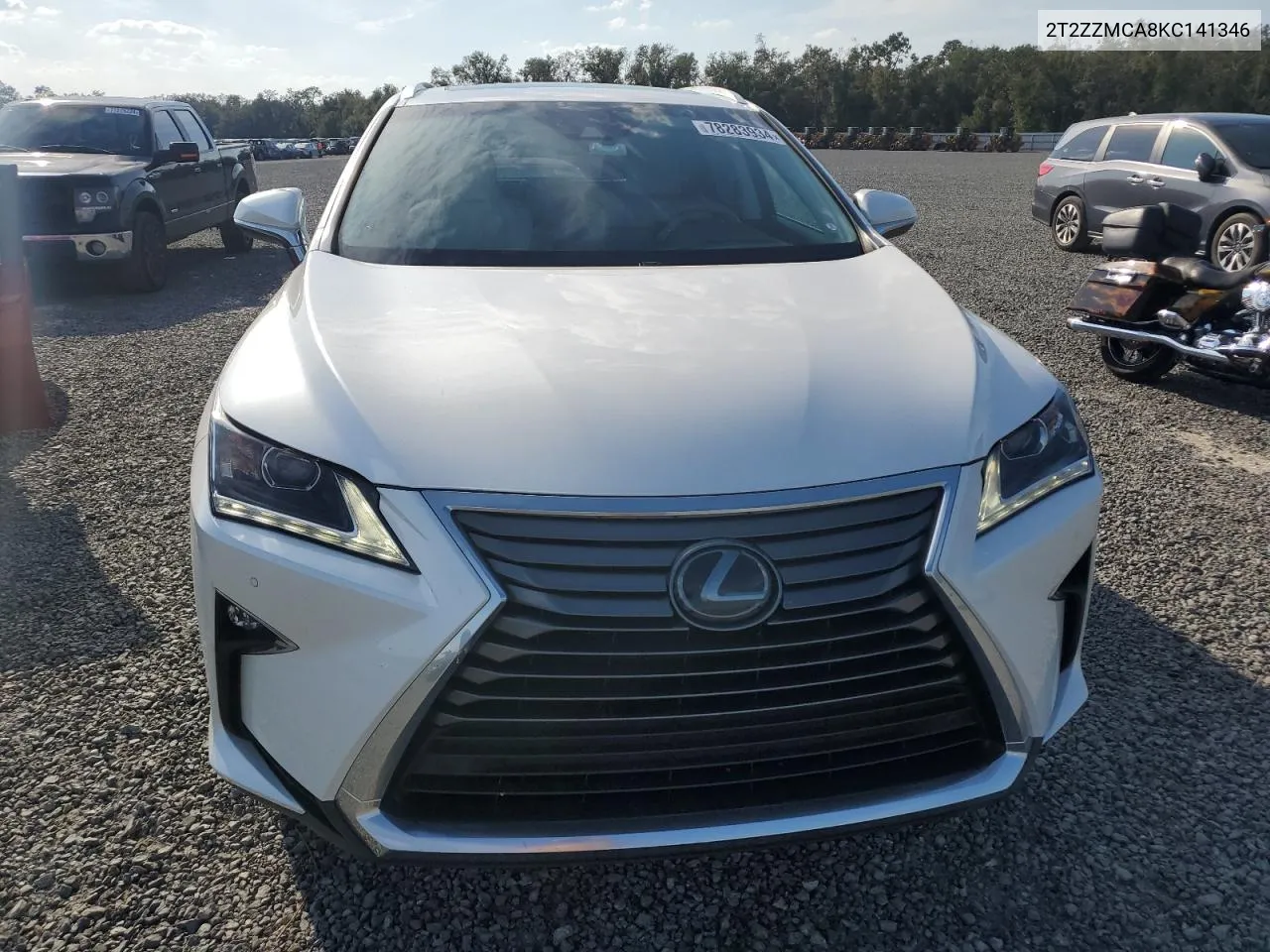 2019 Lexus Rx 350 Base VIN: 2T2ZZMCA8KC141346 Lot: 78283934