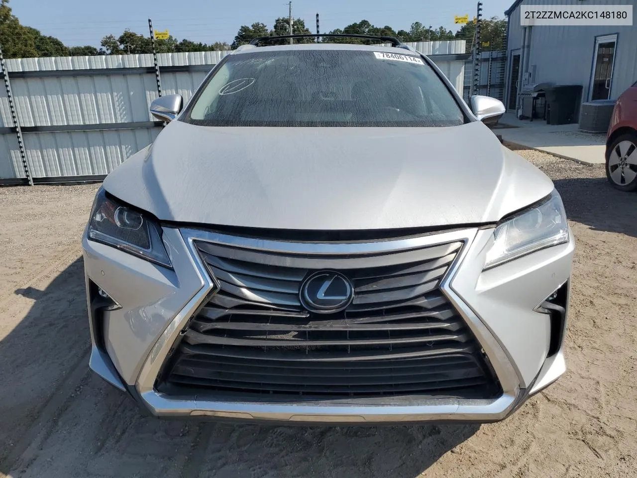 2019 Lexus Rx 350 Base VIN: 2T2ZZMCA2KC148180 Lot: 78406114