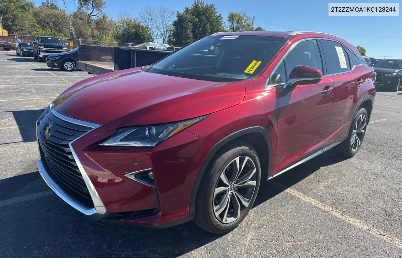 2019 Lexus Rx 350 Base VIN: 2T2ZZMCA1KC128244 Lot: 79081534