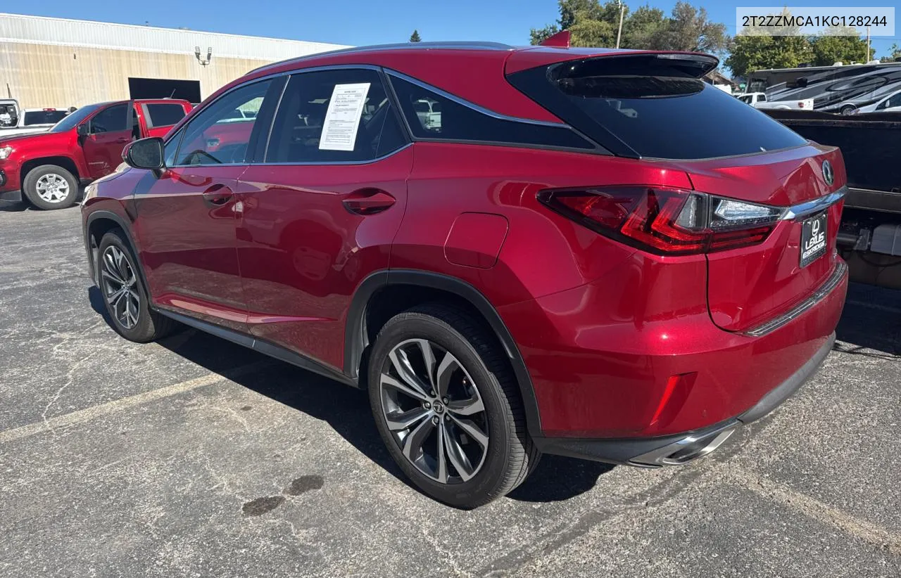 2019 Lexus Rx 350 Base VIN: 2T2ZZMCA1KC128244 Lot: 79081534