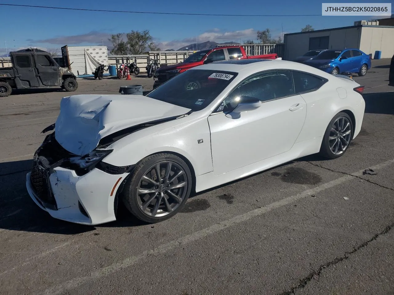 2019 Lexus Rc 350 VIN: JTHHZ5BC2K5020865 Lot: 79308794