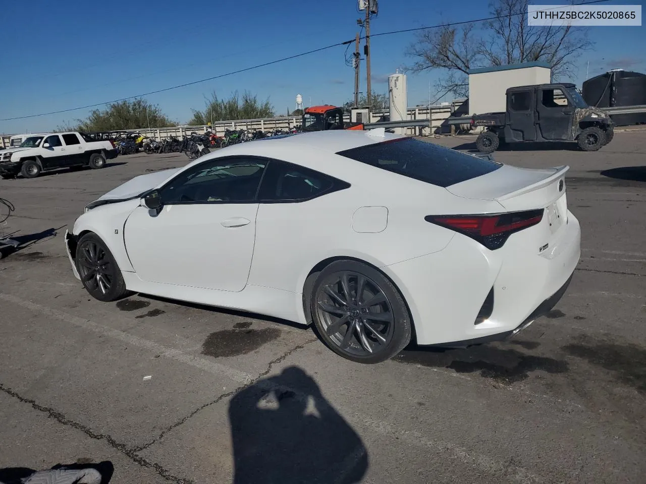 2019 Lexus Rc 350 VIN: JTHHZ5BC2K5020865 Lot: 79308794