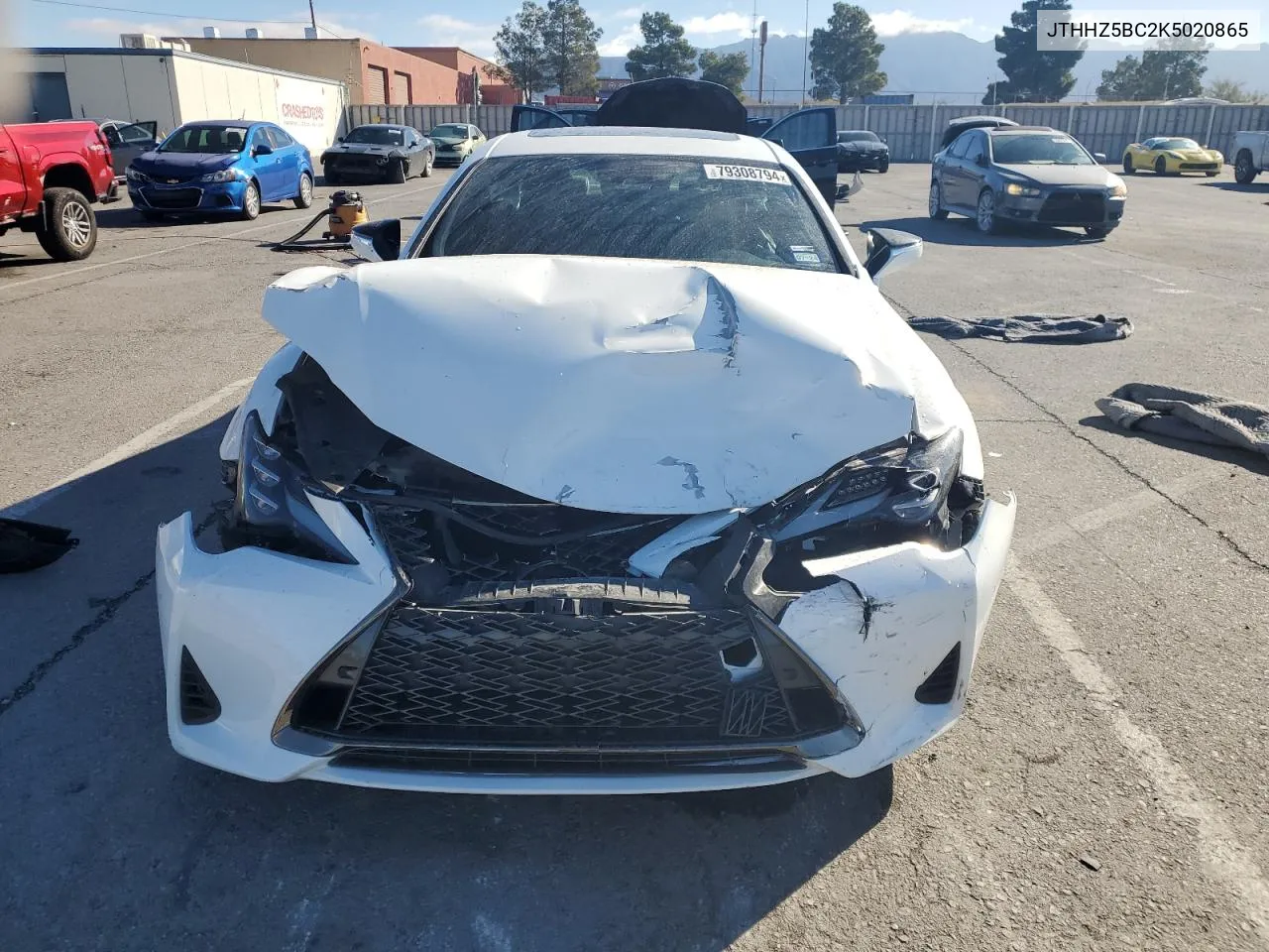 2019 Lexus Rc 350 VIN: JTHHZ5BC2K5020865 Lot: 79308794