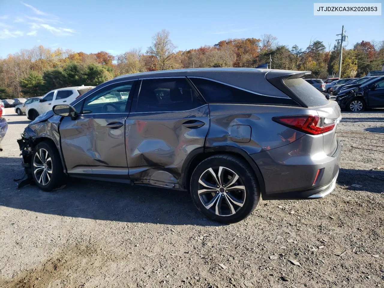 2019 Lexus Rx 350 L VIN: JTJDZKCA3K2020853 Lot: 79467634