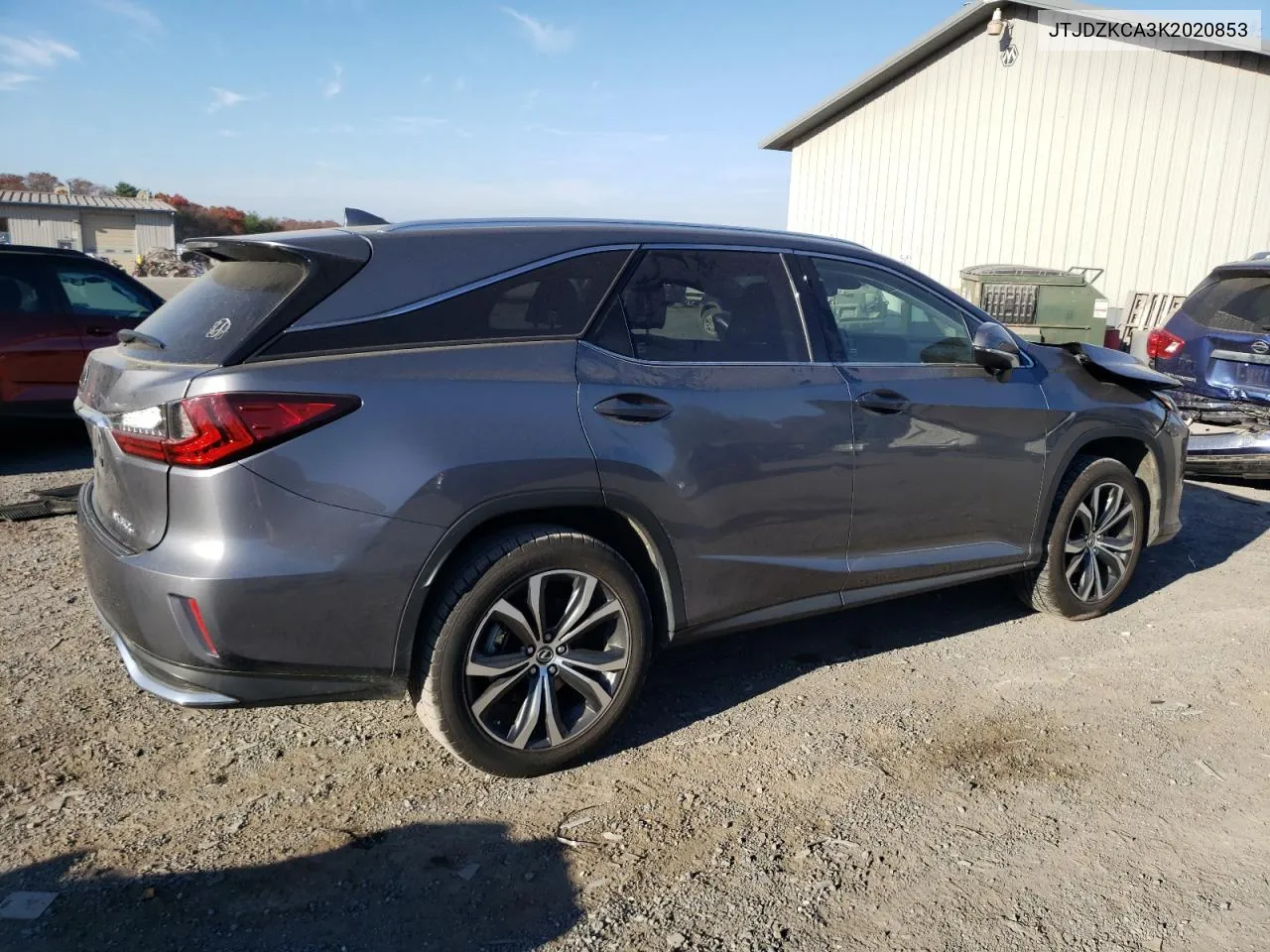 2019 Lexus Rx 350 L VIN: JTJDZKCA3K2020853 Lot: 79467634