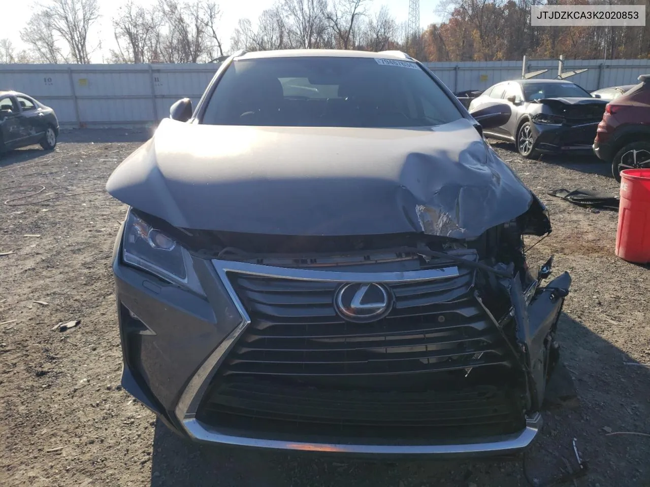 2019 Lexus Rx 350 L VIN: JTJDZKCA3K2020853 Lot: 79467634