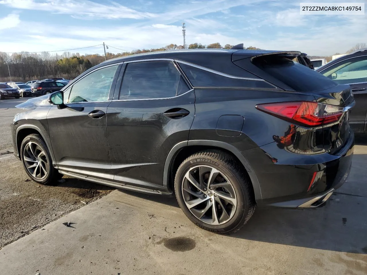 2019 Lexus Rx 350 Base VIN: 2T2ZZMCA8KC149754 Lot: 80544664