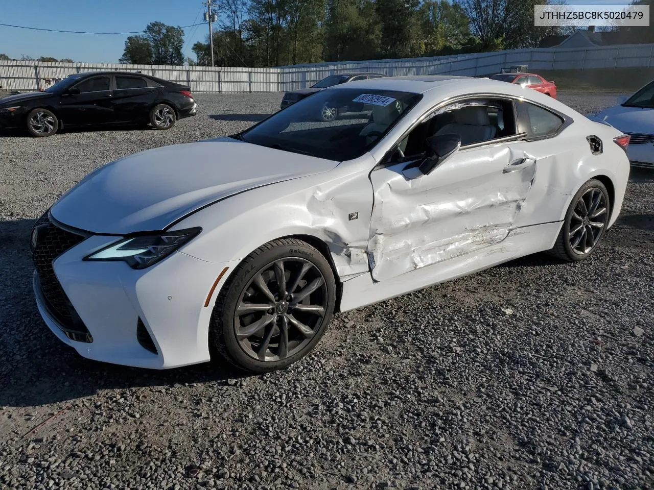 2019 Lexus Rc 350 VIN: JTHHZ5BC8K5020479 Lot: 80762974