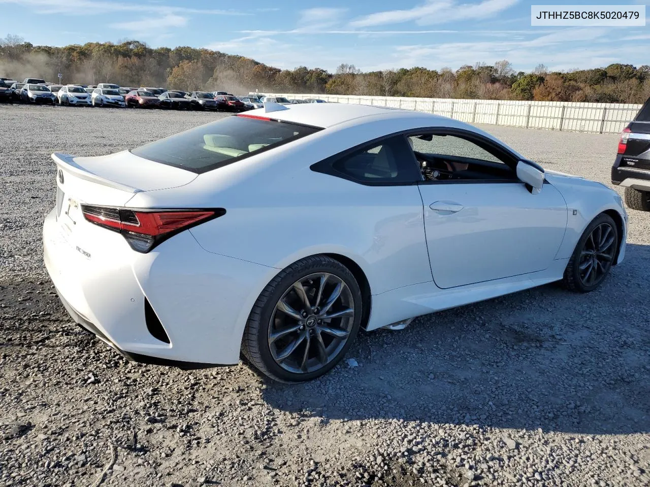 2019 Lexus Rc 350 VIN: JTHHZ5BC8K5020479 Lot: 80762974