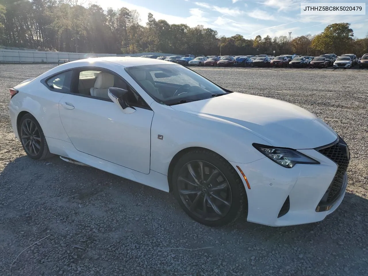 2019 Lexus Rc 350 VIN: JTHHZ5BC8K5020479 Lot: 80762974