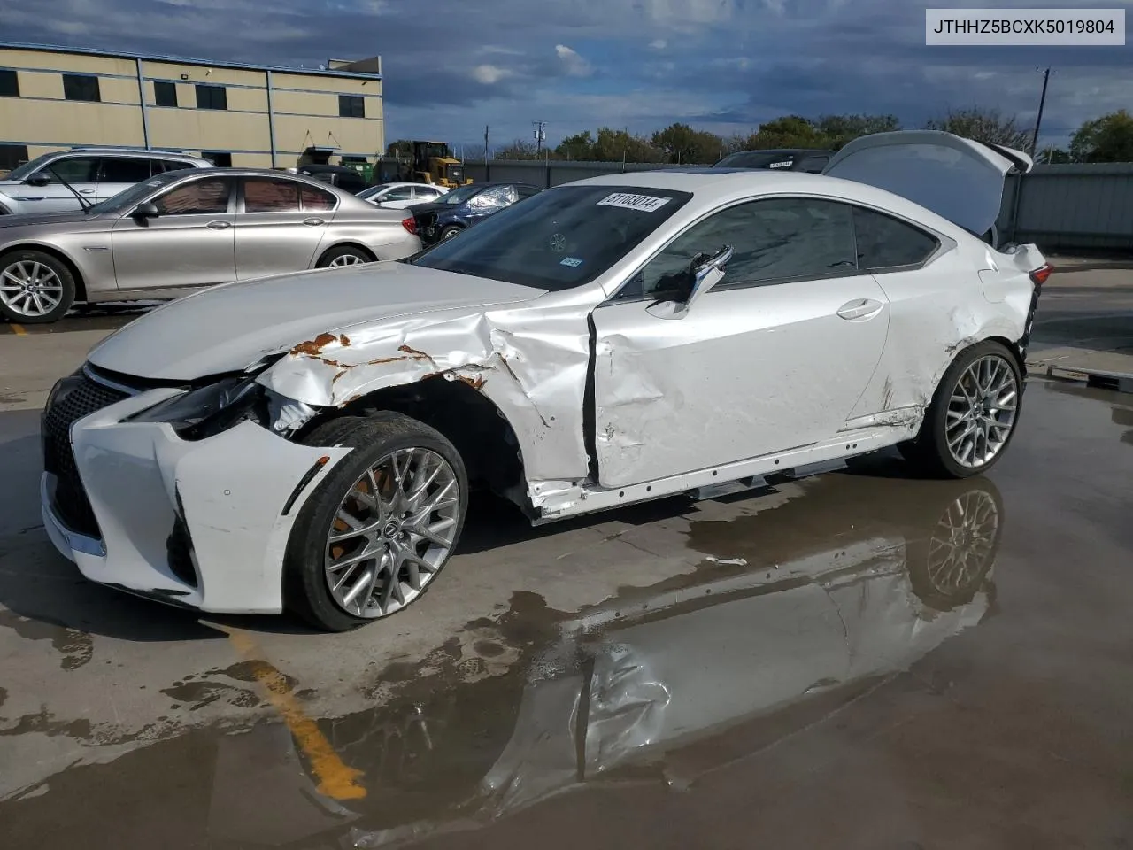 2019 Lexus Rc 350 VIN: JTHHZ5BCXK5019804 Lot: 81103014