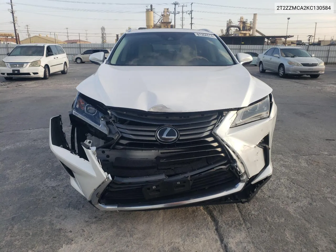 2019 Lexus Rx 350 Base VIN: 2T2ZZMCA2KC130584 Lot: 81356514