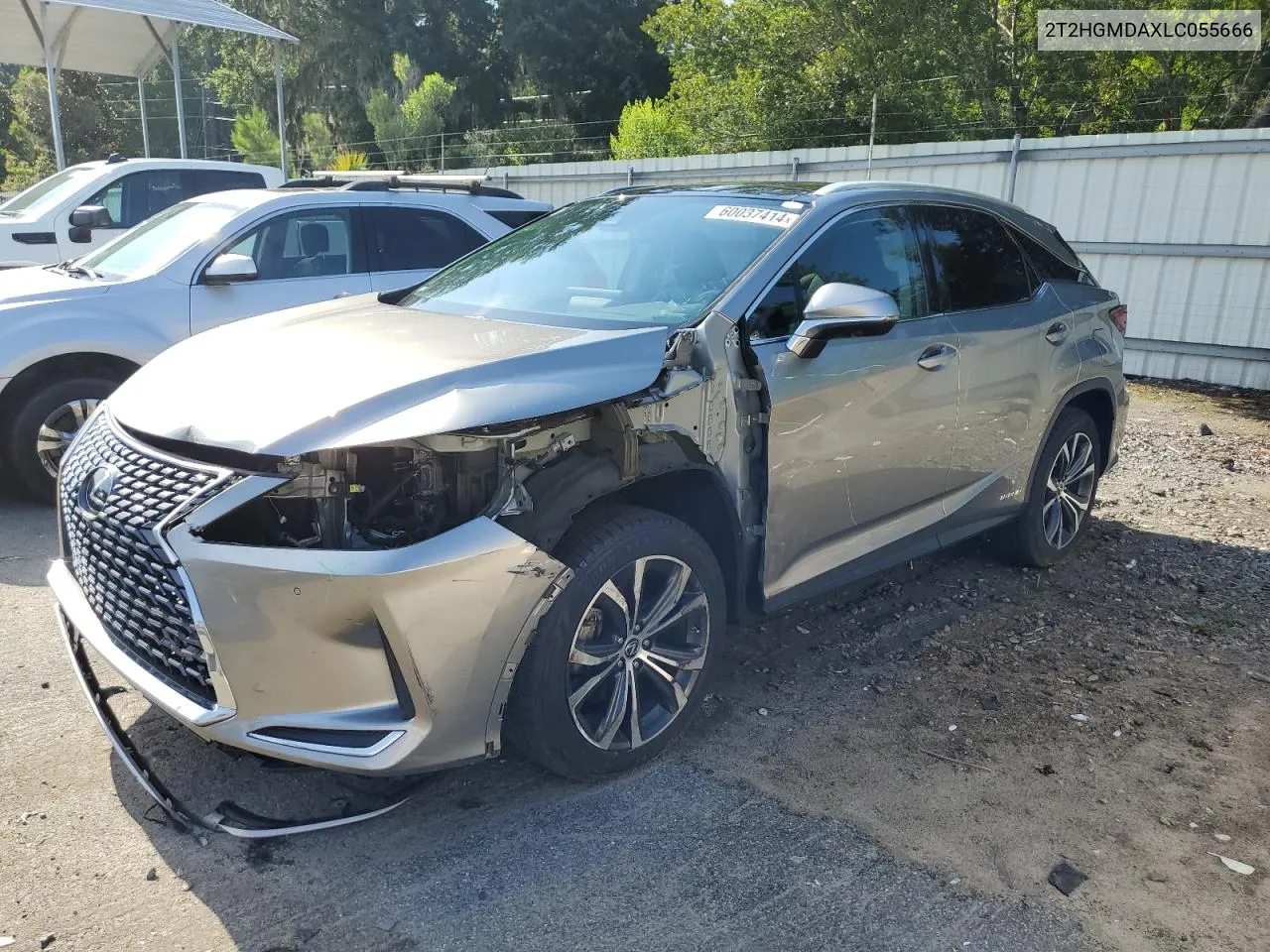 2020 Lexus Rx 450H VIN: 2T2HGMDAXLC055666 Lot: 60037414