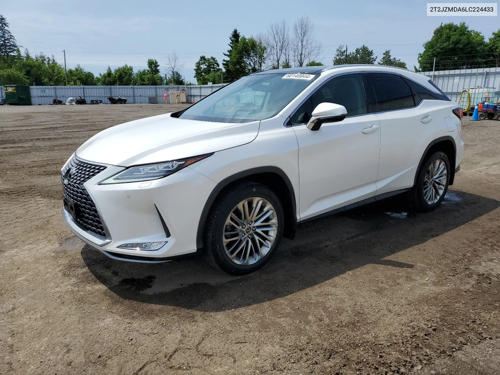 2020 Lexus Rx 350 VIN: 2T2JZMDA6LC224433 Lot: 60140044