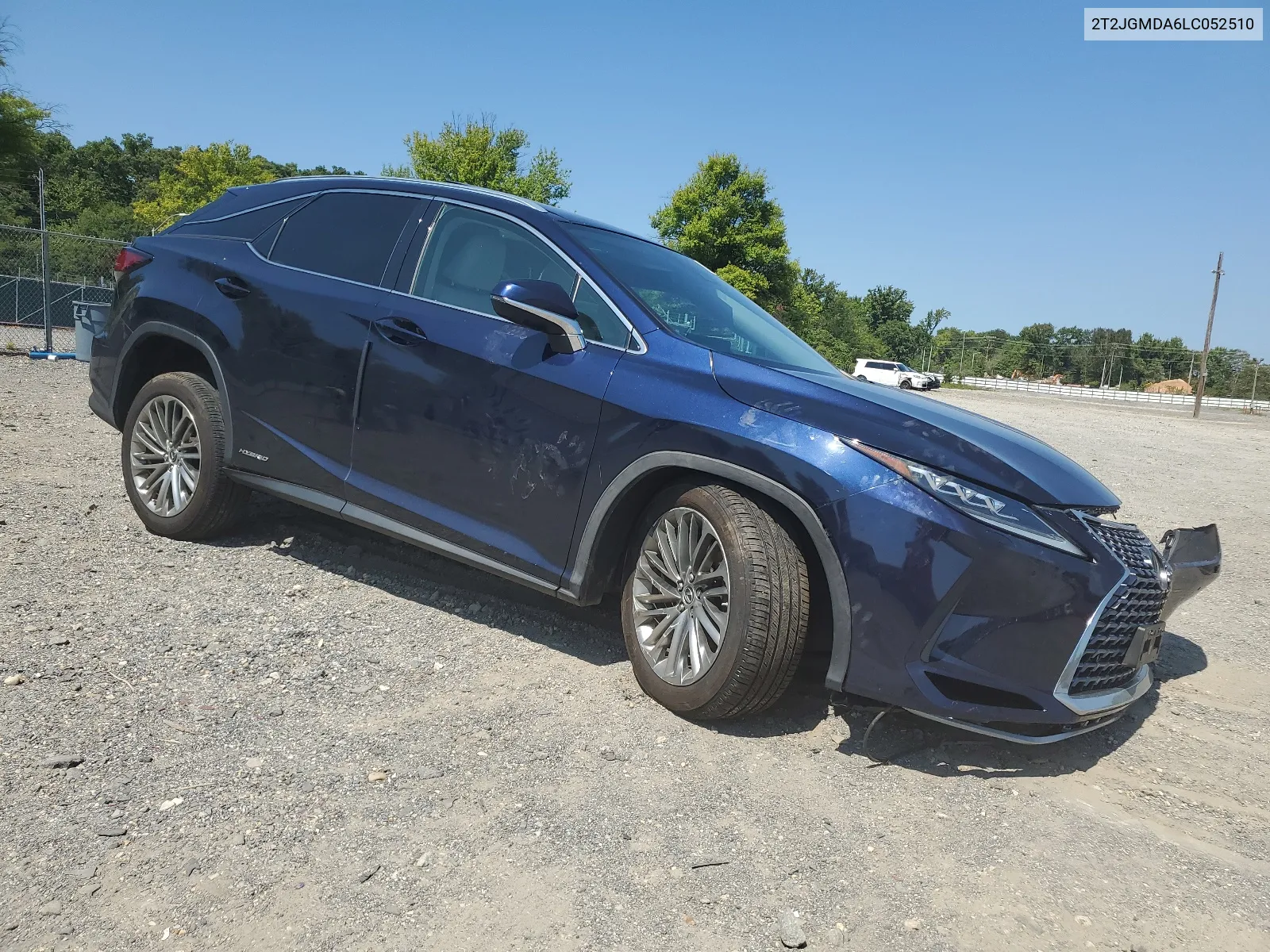 2020 Lexus Rx 450H VIN: 2T2JGMDA6LC052510 Lot: 68246354