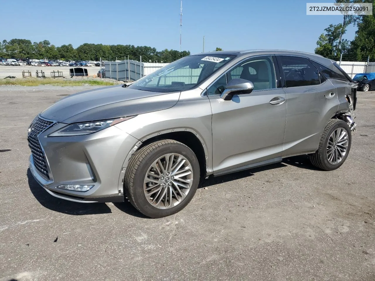 2020 Lexus Rx 350 VIN: 2T2JZMDA2LC250091 Lot: 68425434