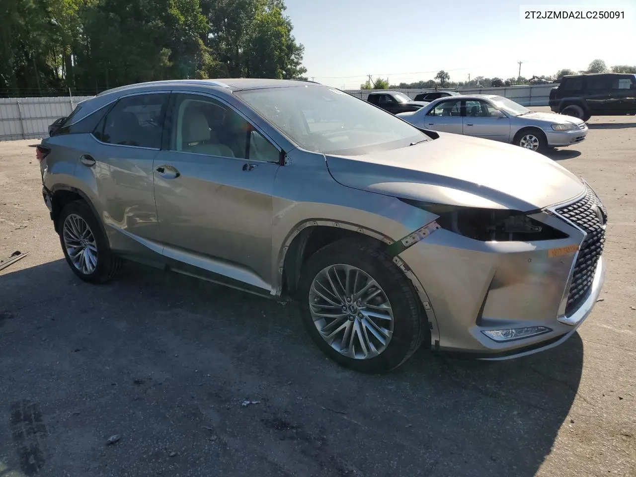 2020 Lexus Rx 350 VIN: 2T2JZMDA2LC250091 Lot: 68425434