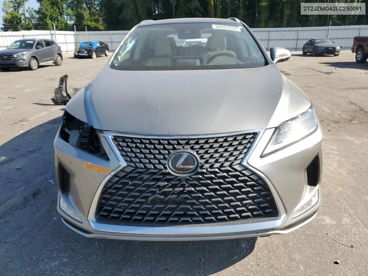 2020 Lexus Rx 350 VIN: 2T2JZMDA2LC250091 Lot: 68425434