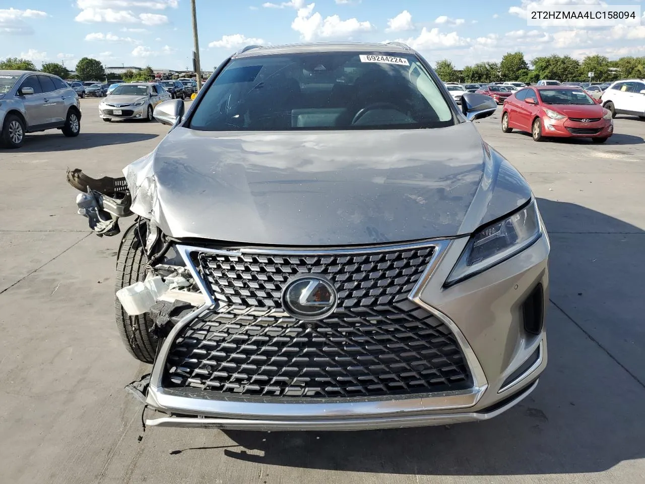 2020 Lexus Rx 350 VIN: 2T2HZMAA4LC158094 Lot: 69244224