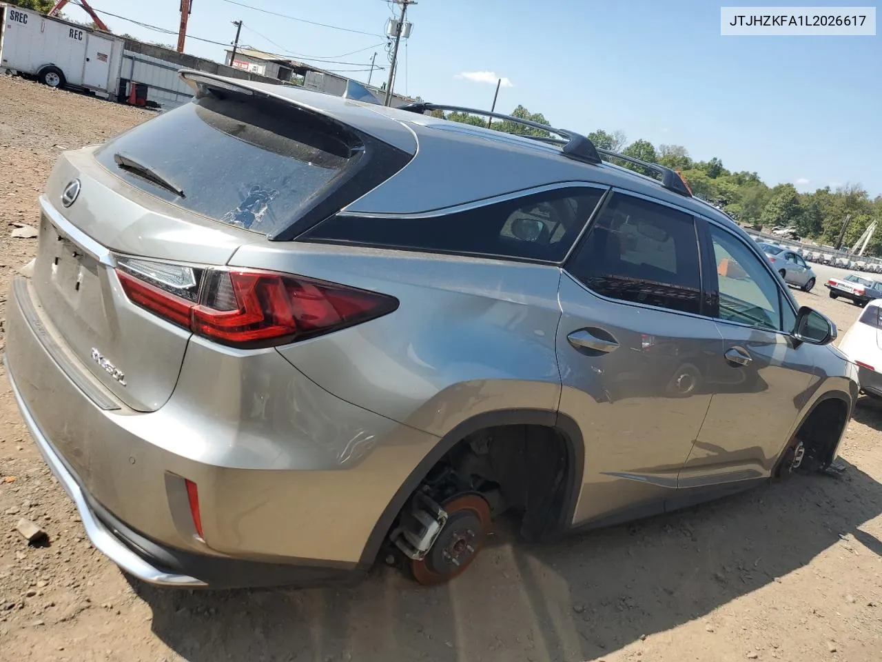 2020 Lexus Rx 350 L VIN: JTJHZKFA1L2026617 Lot: 69399884