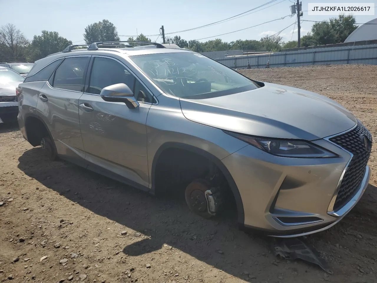 2020 Lexus Rx 350 L VIN: JTJHZKFA1L2026617 Lot: 69399884