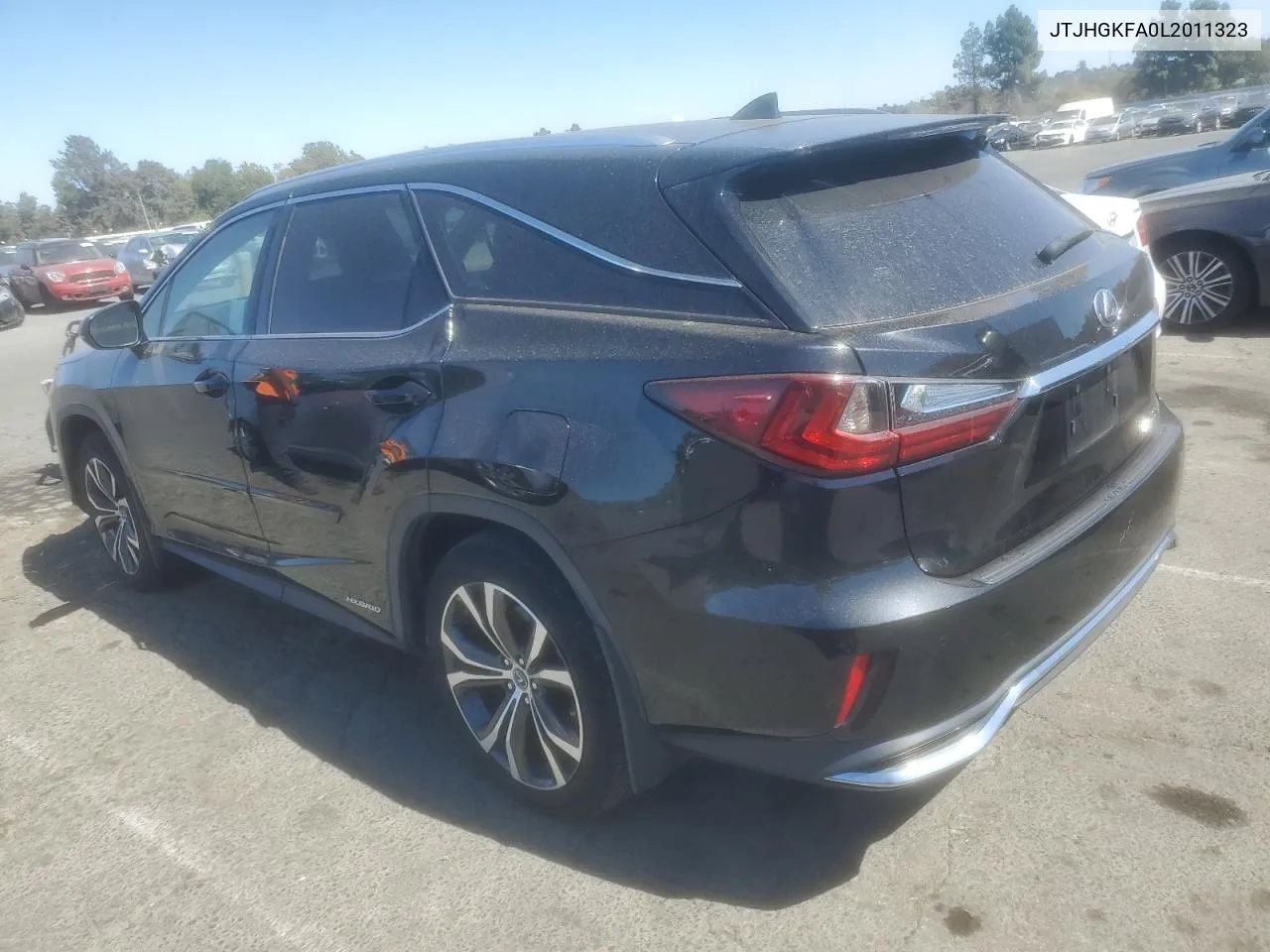 2020 Lexus Rx 450H L VIN: JTJHGKFA0L2011323 Lot: 69970294