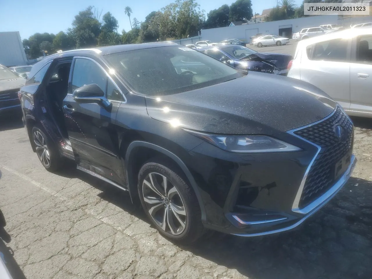 2020 Lexus Rx 450H L VIN: JTJHGKFA0L2011323 Lot: 69970294