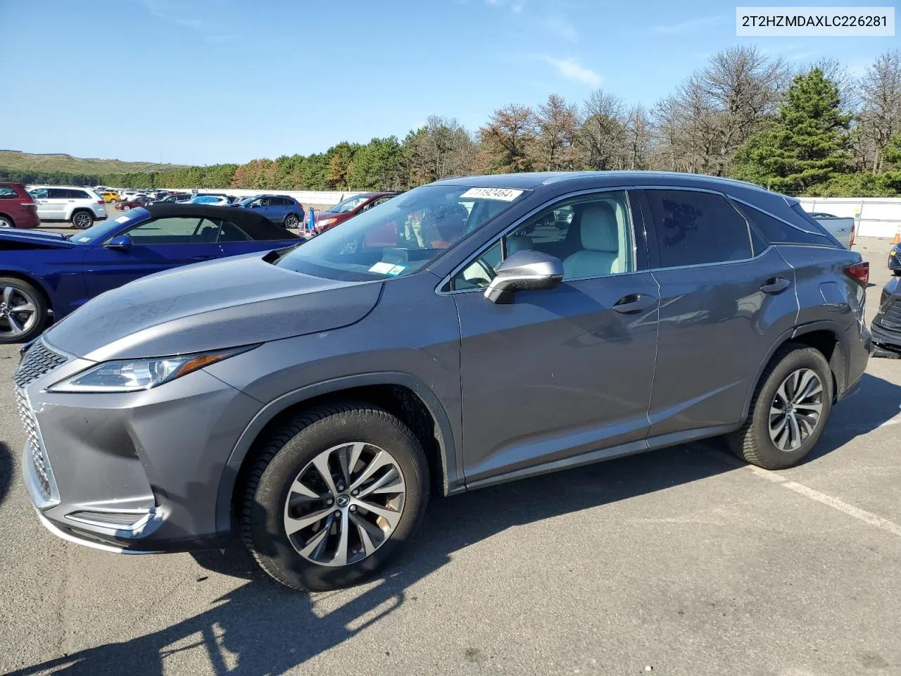 2020 Lexus Rx 350 VIN: 2T2HZMDAXLC226281 Lot: 71192464