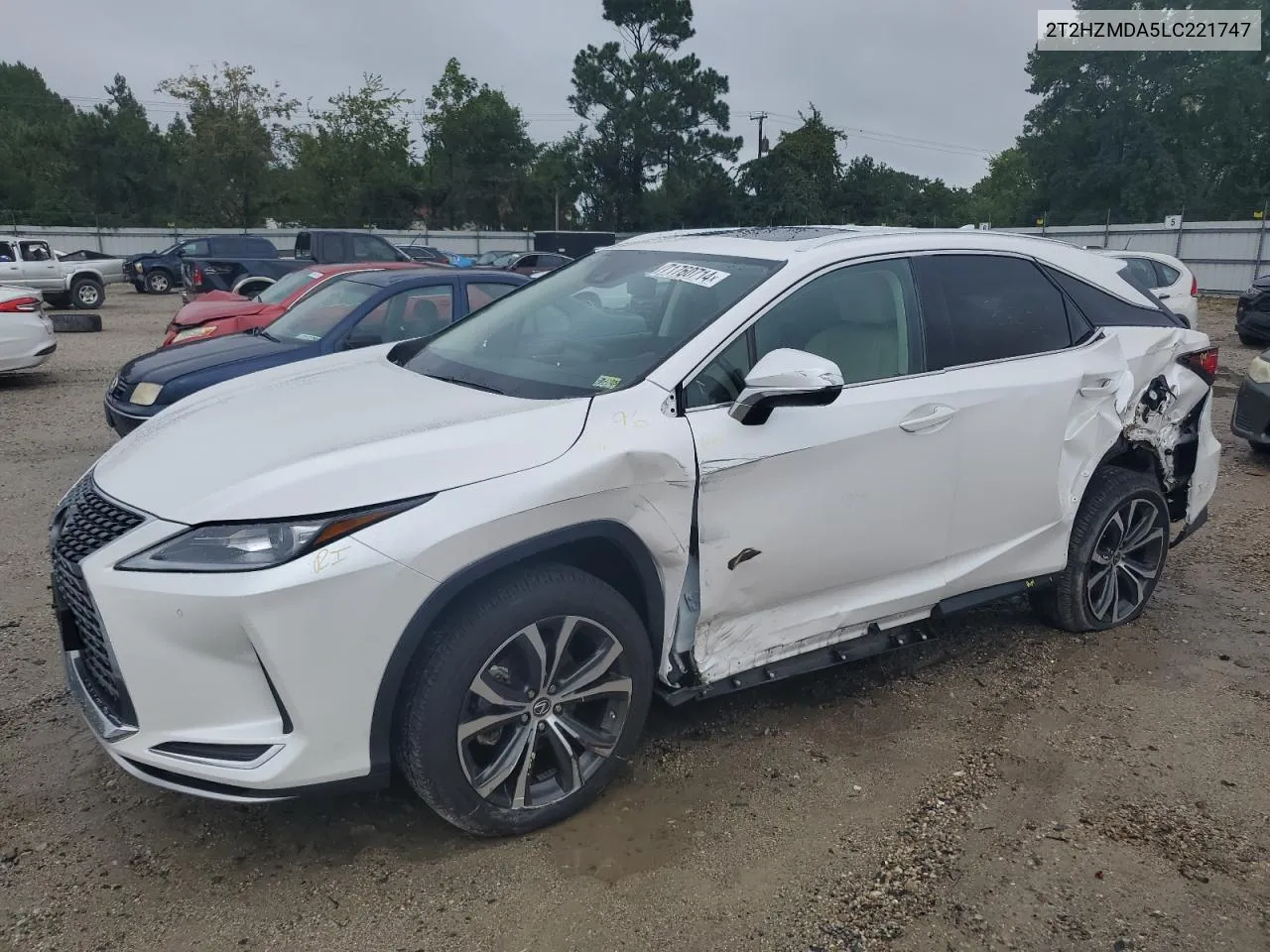 2020 Lexus Rx 350 VIN: 2T2HZMDA5LC221747 Lot: 71760714