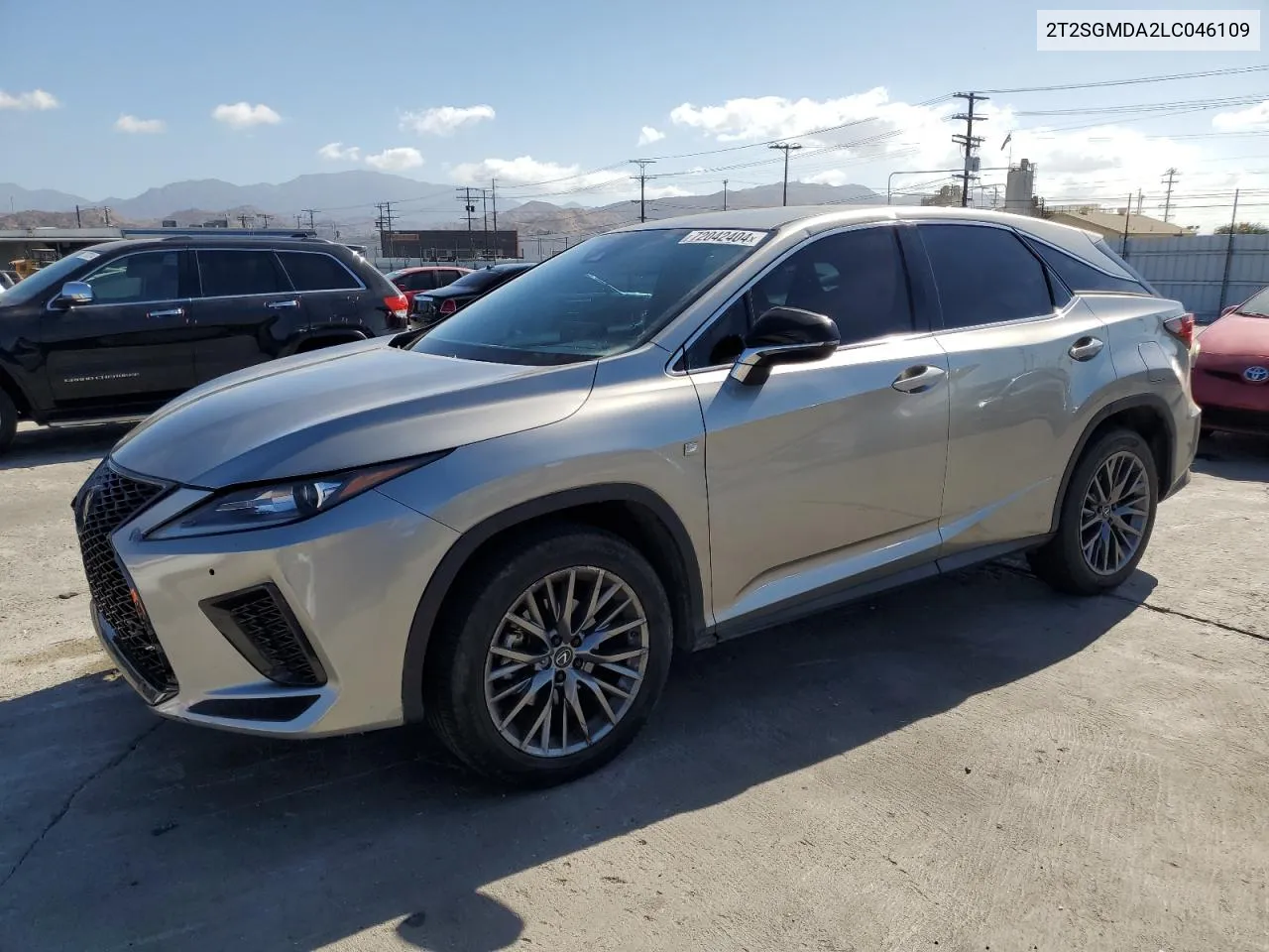 2020 Lexus Rx 450H F Sport VIN: 2T2SGMDA2LC046109 Lot: 72042404