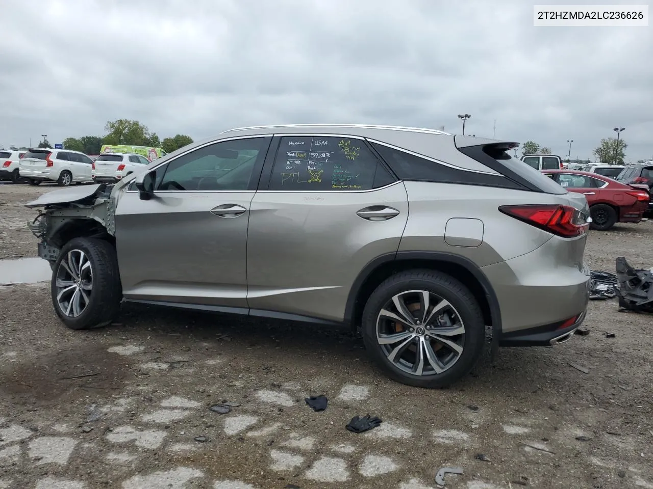 2020 Lexus Rx 350 VIN: 2T2HZMDA2LC236626 Lot: 72781644