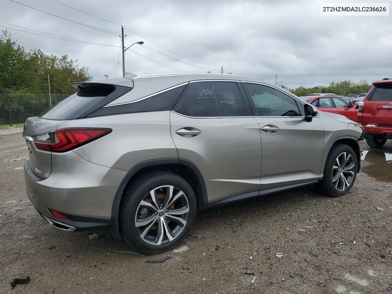 2020 Lexus Rx 350 VIN: 2T2HZMDA2LC236626 Lot: 72781644