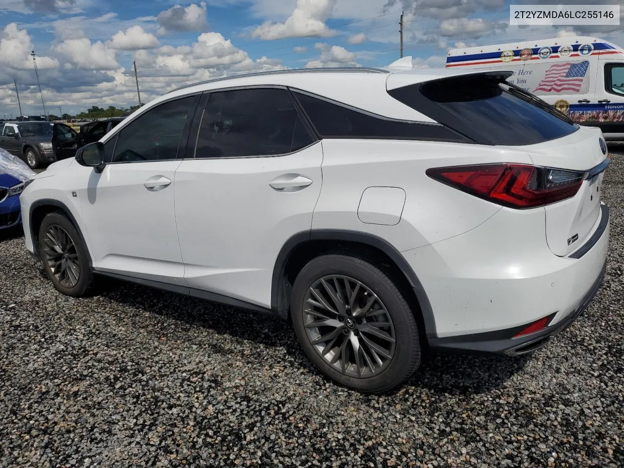 2020 Lexus Rx 350 F Sport VIN: 2T2YZMDA6LC255146 Lot: 73886314