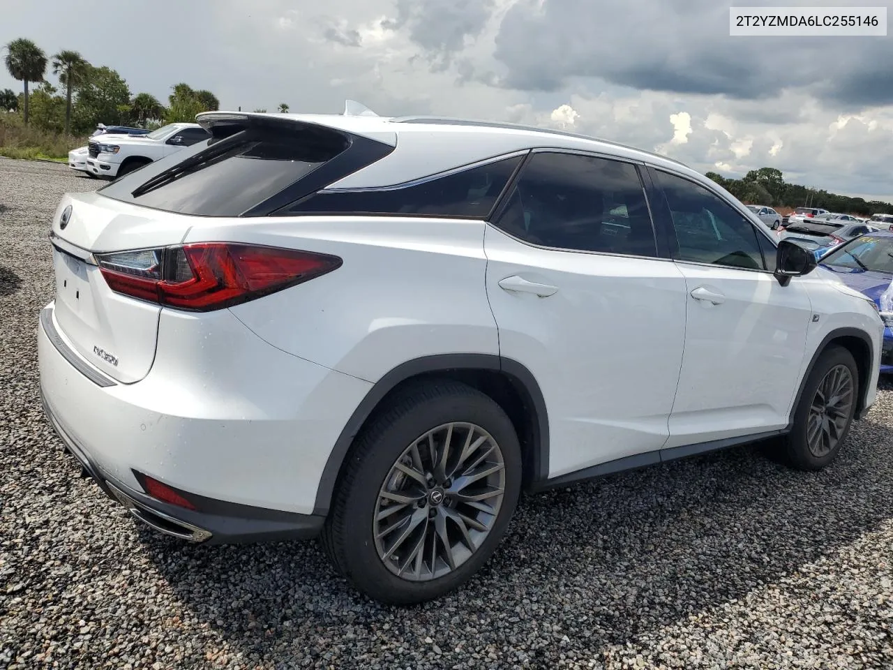 2020 Lexus Rx 350 F Sport VIN: 2T2YZMDA6LC255146 Lot: 73886314