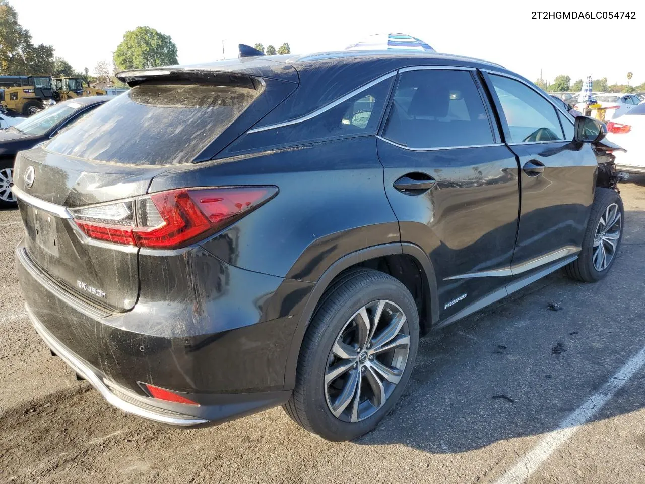 2020 Lexus Rx 450H VIN: 2T2HGMDA6LC054742 Lot: 74004444