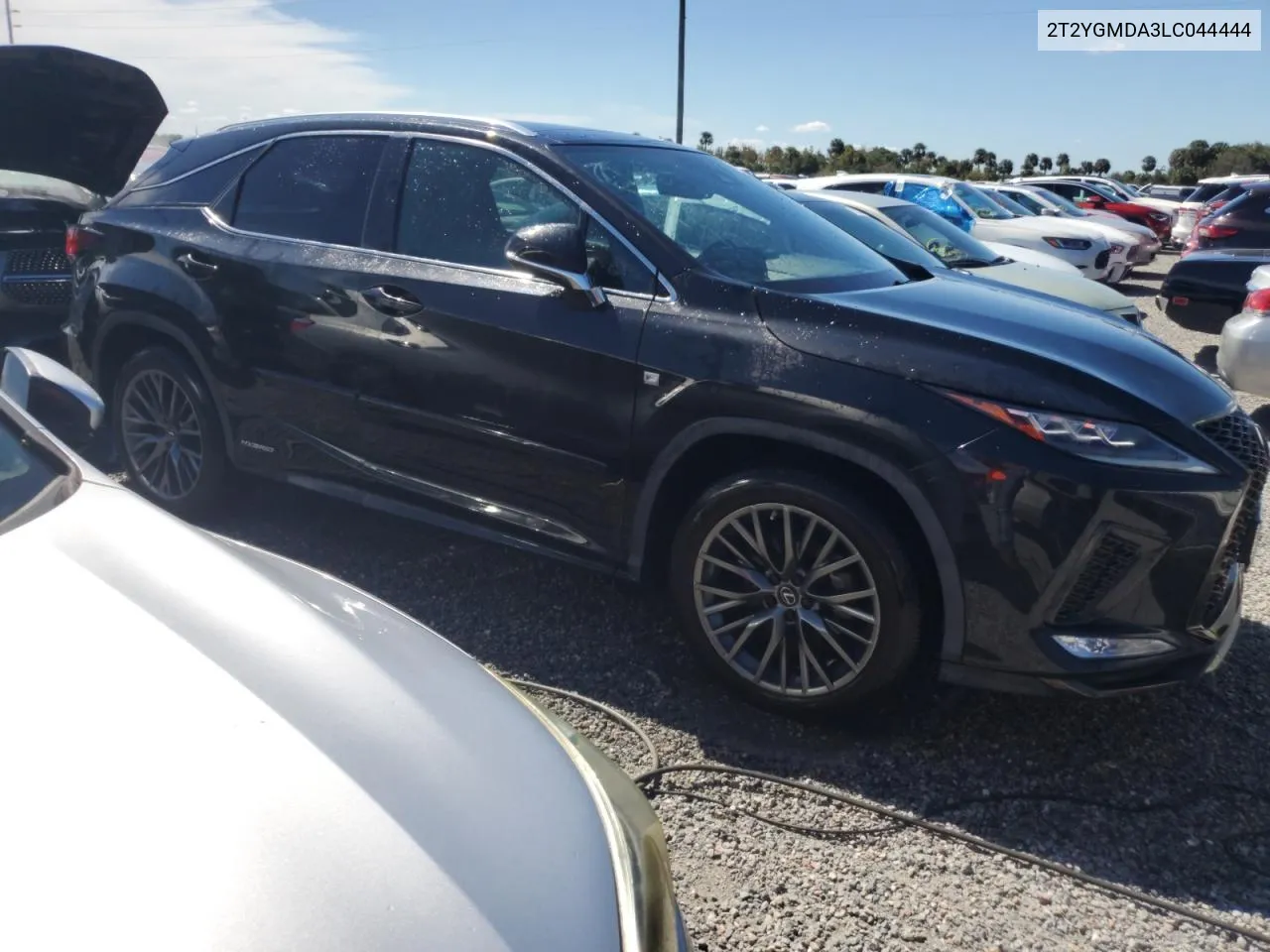 2020 Lexus Rx 450H F Sport VIN: 2T2YGMDA3LC044444 Lot: 74065384