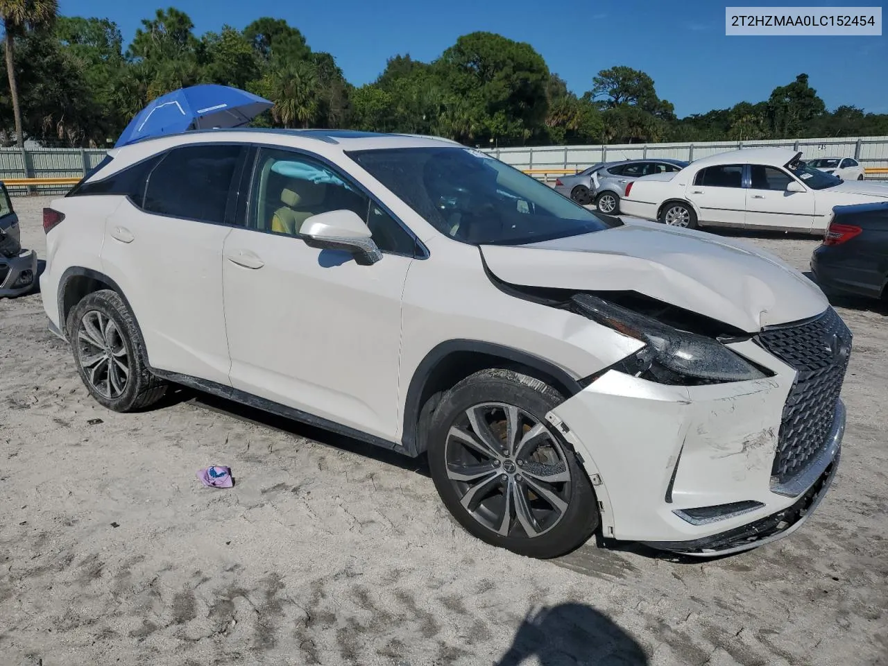 2020 Lexus Rx 350 VIN: 2T2HZMAA0LC152454 Lot: 74111924