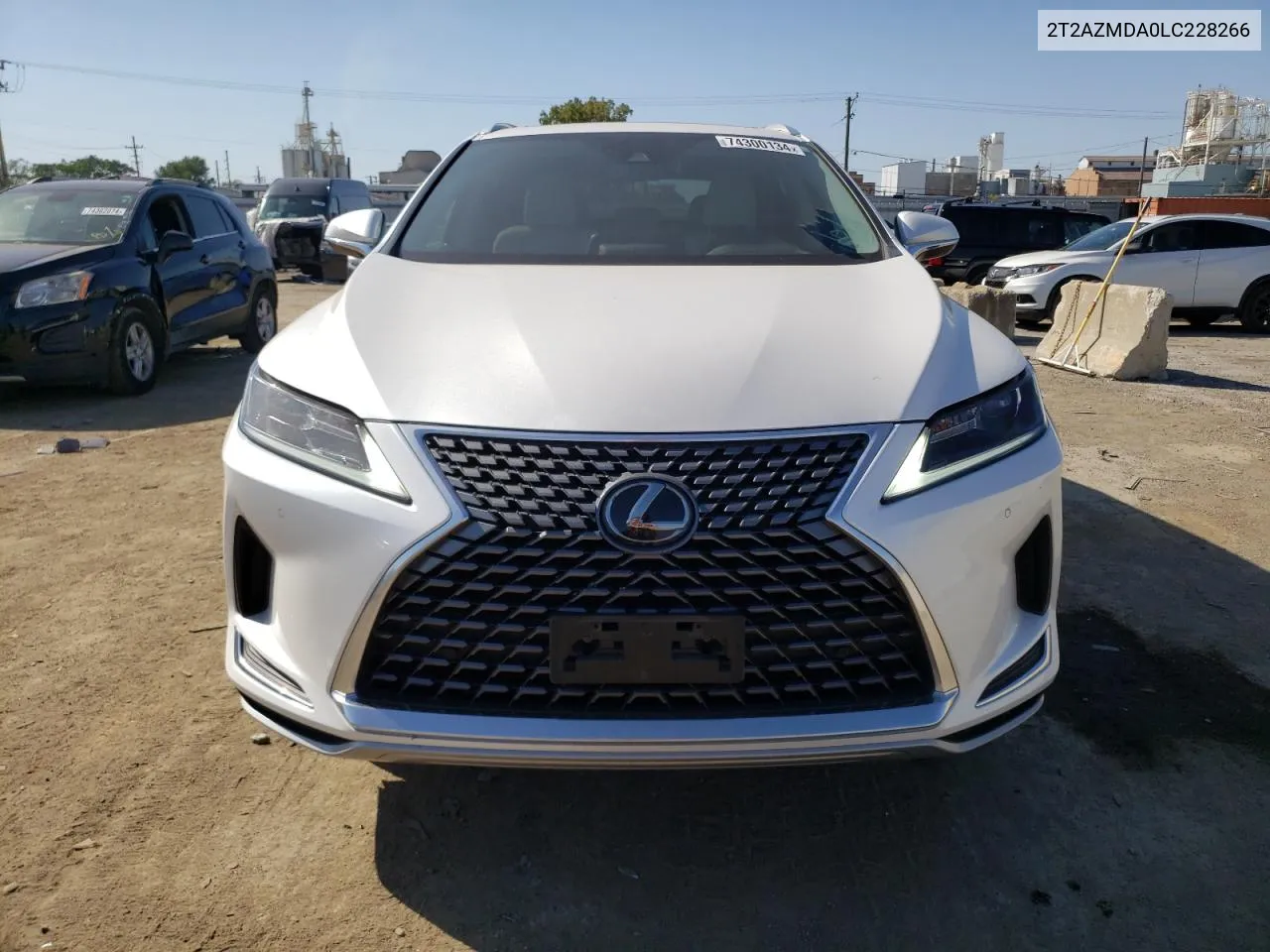 2020 Lexus Rx 350 Base VIN: 2T2AZMDA0LC228266 Lot: 74300134