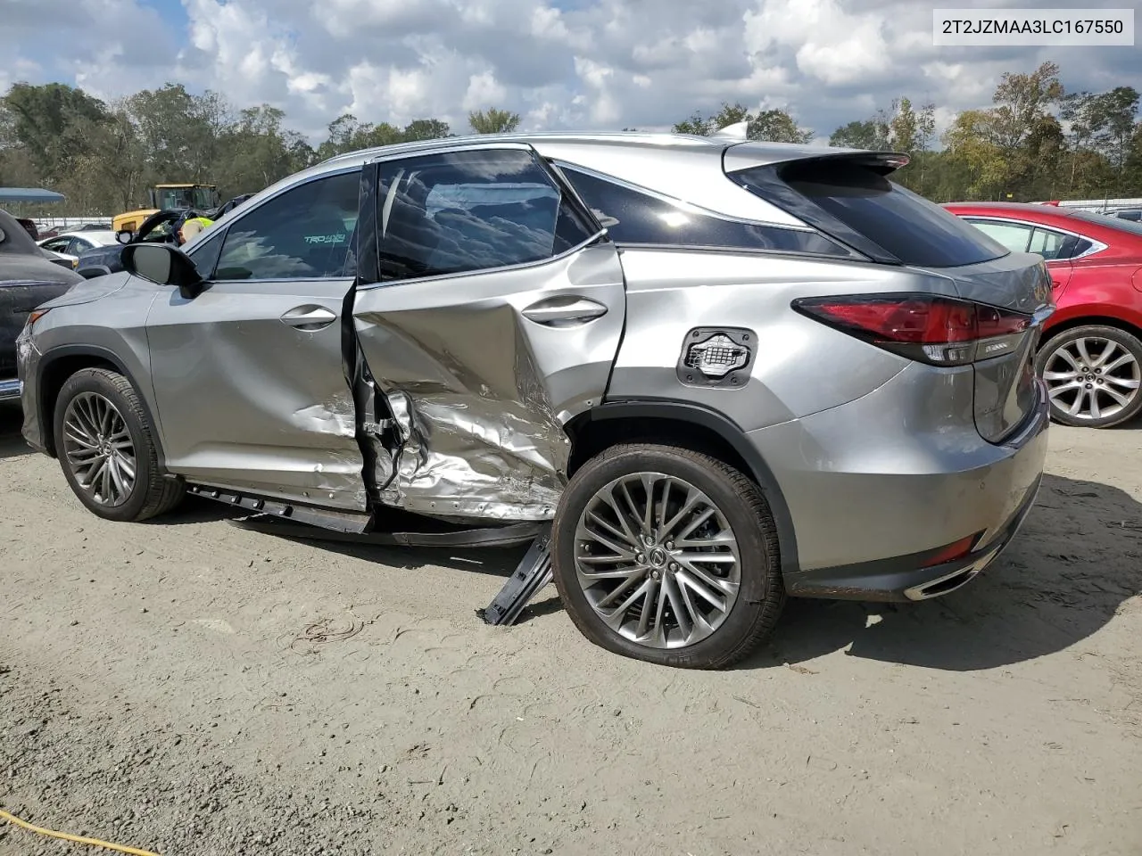 2020 Lexus Rx 350 VIN: 2T2JZMAA3LC167550 Lot: 74307594