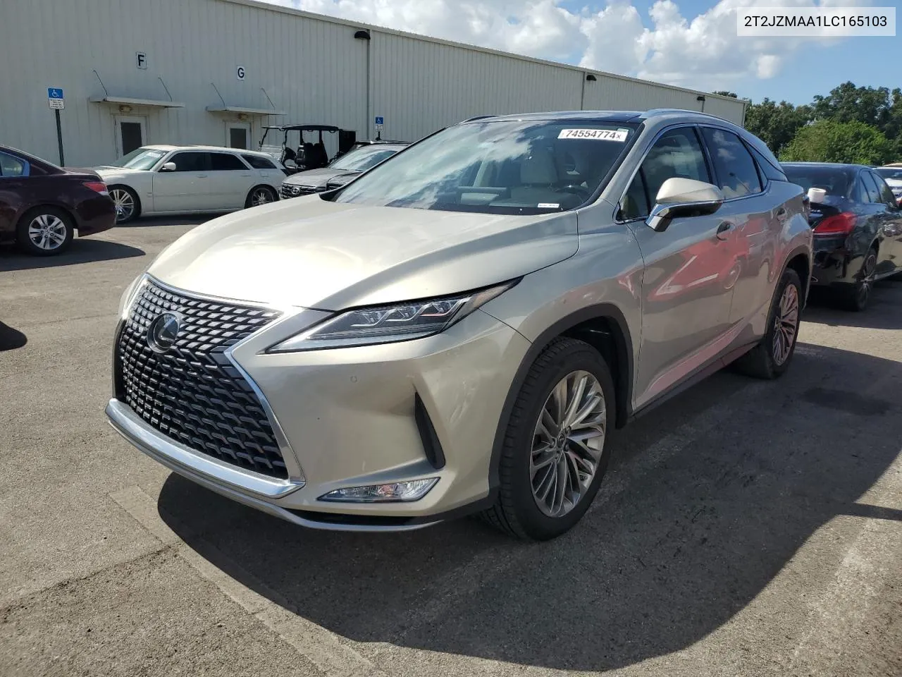 2020 Lexus Rx 350 VIN: 2T2JZMAA1LC165103 Lot: 74554774