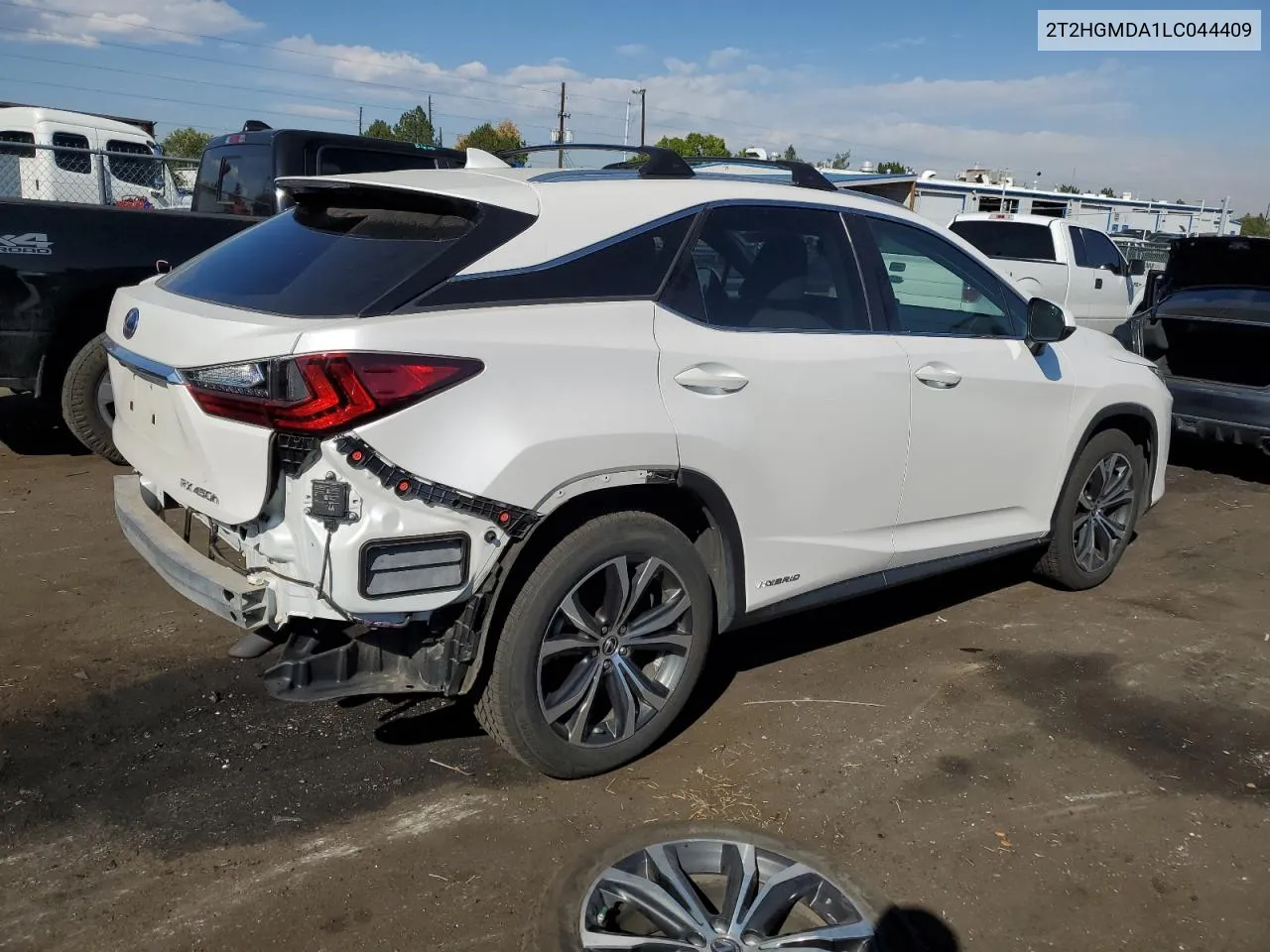 2020 Lexus Rx 450H VIN: 2T2HGMDA1LC044409 Lot: 74597904