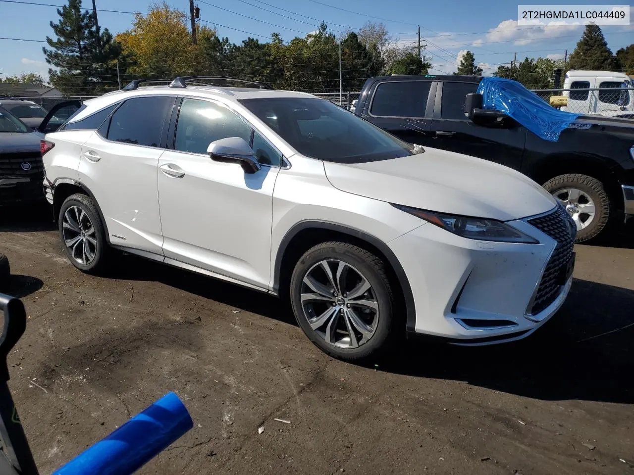 2020 Lexus Rx 450H VIN: 2T2HGMDA1LC044409 Lot: 74597904