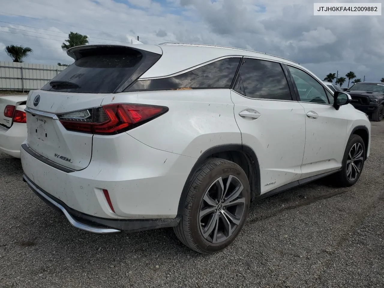 2020 Lexus Rx 450H L VIN: JTJHGKFA4L2009882 Lot: 75122394