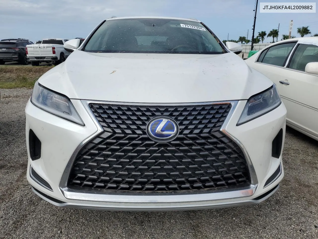 2020 Lexus Rx 450H L VIN: JTJHGKFA4L2009882 Lot: 75122394