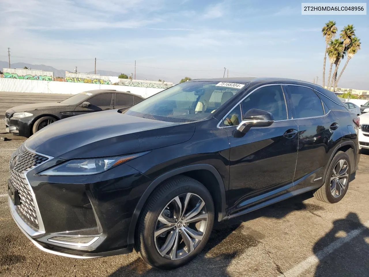 2020 Lexus Rx 450H VIN: 2T2HGMDA6LC048956 Lot: 75168304