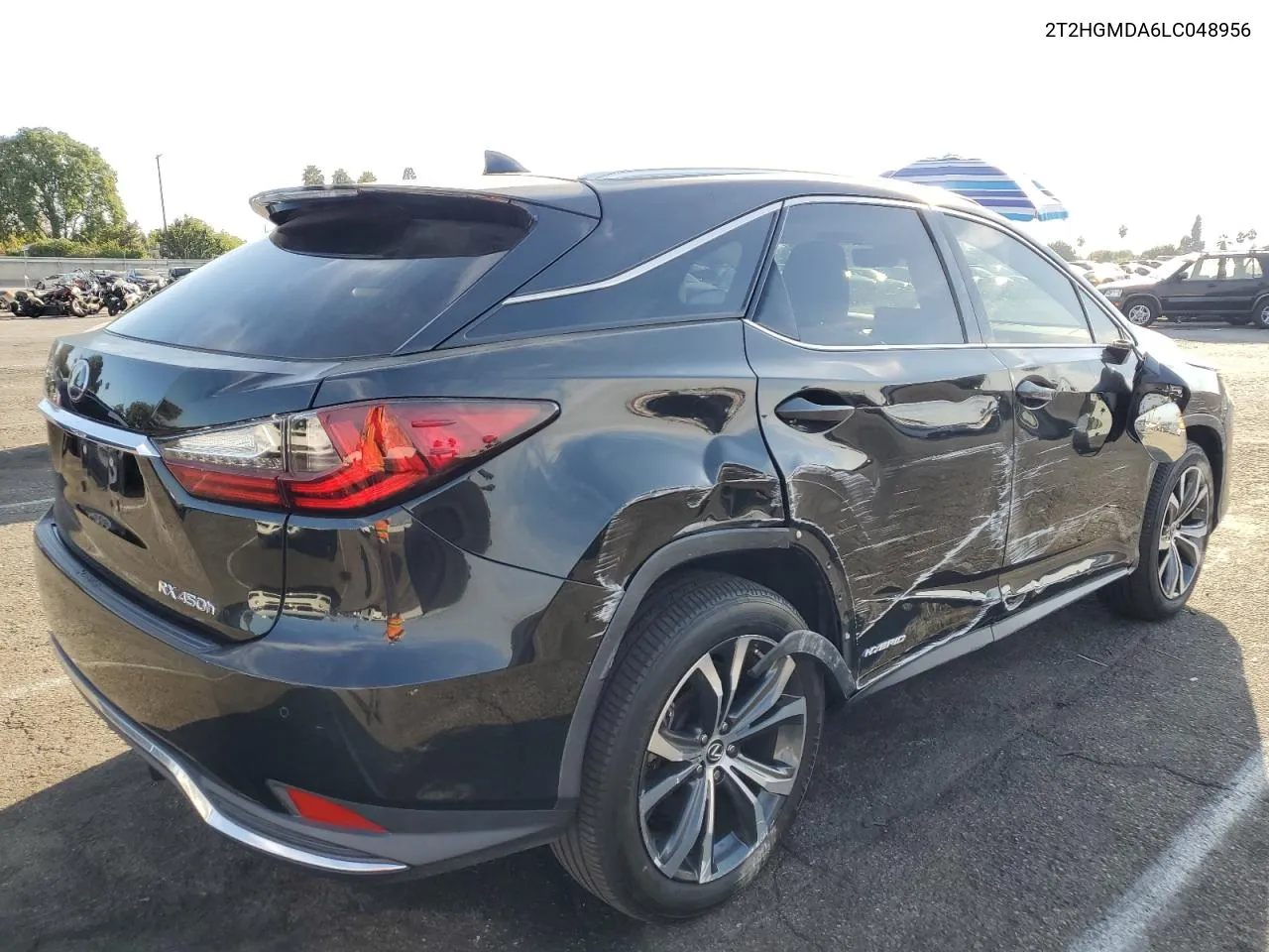 2020 Lexus Rx 450H VIN: 2T2HGMDA6LC048956 Lot: 75168304