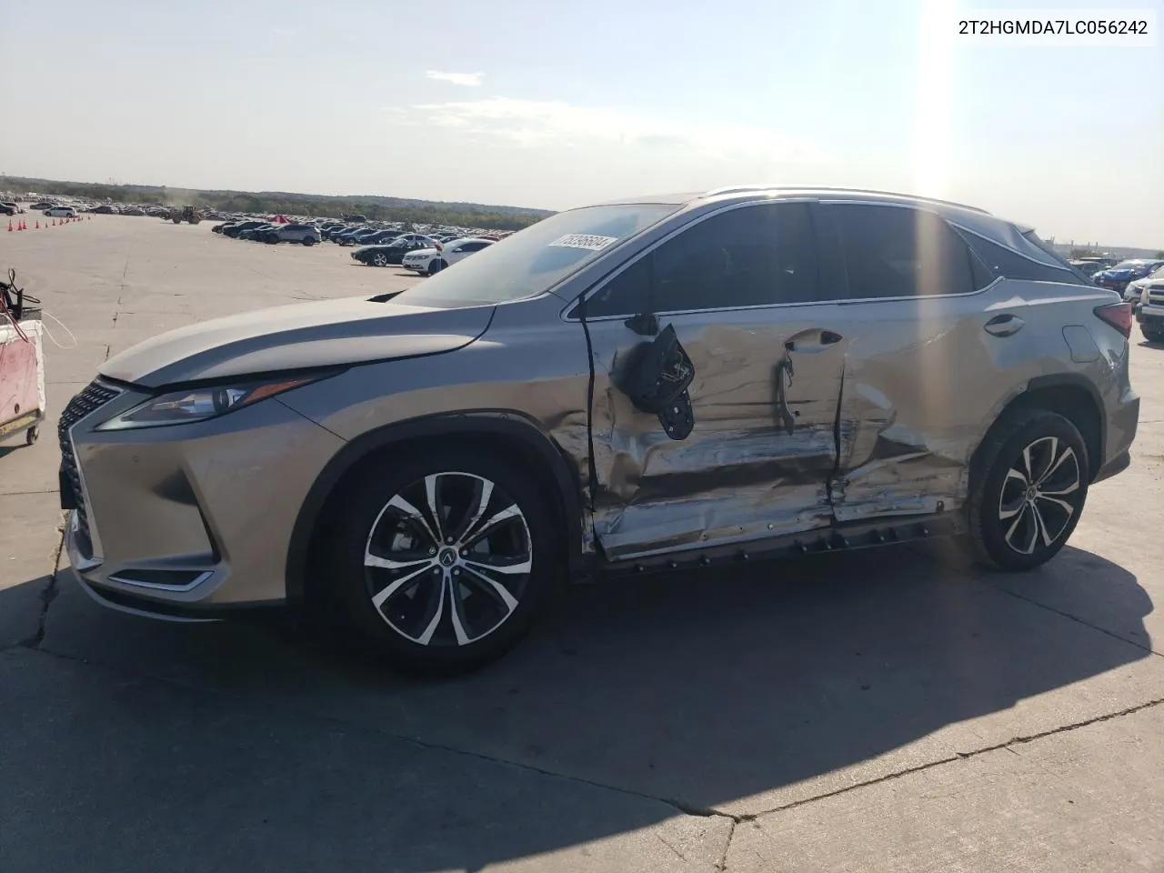 2020 Lexus Rx 450H VIN: 2T2HGMDA7LC056242 Lot: 75296604