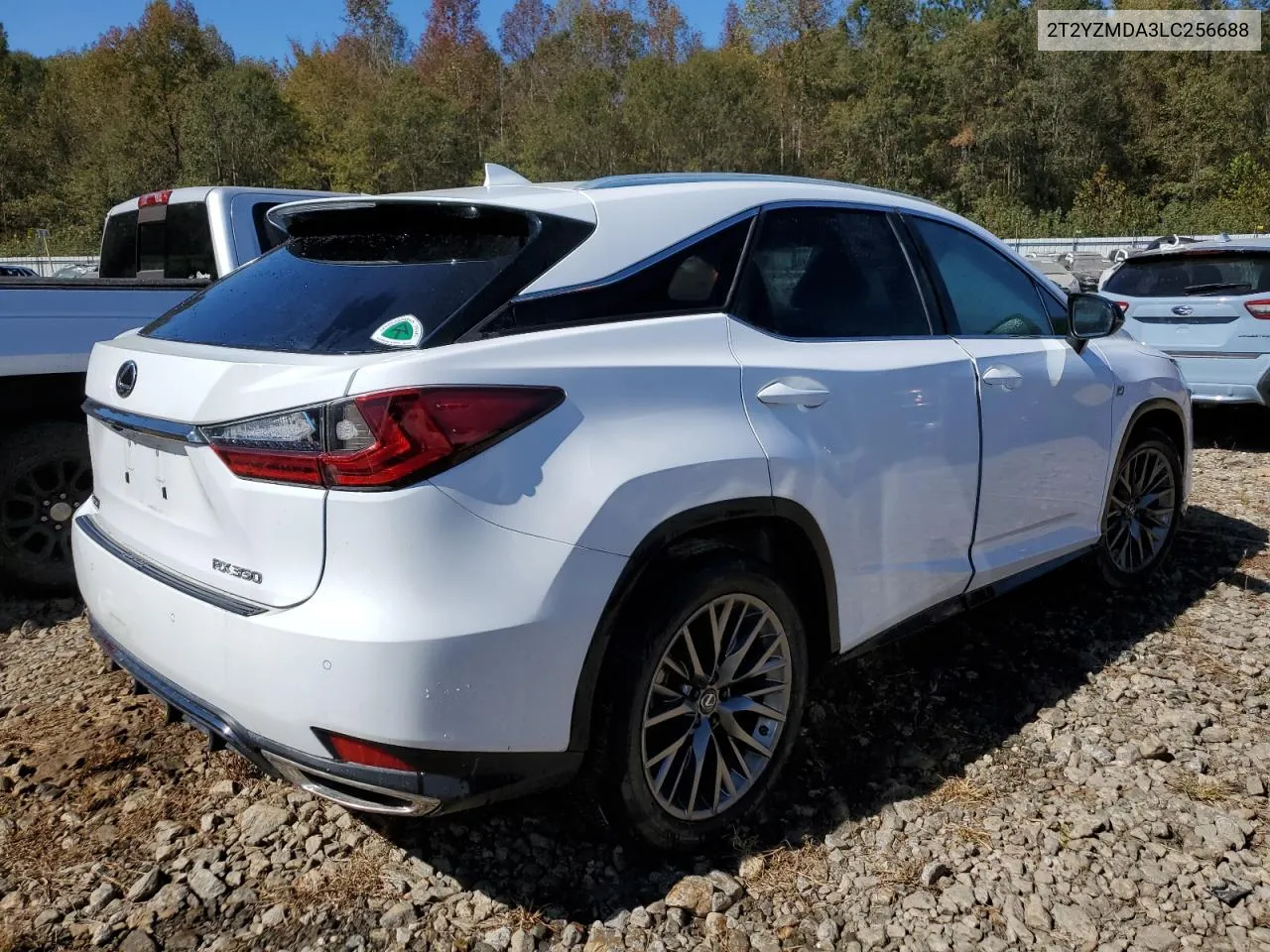 2020 Lexus Rx 350 F Sport VIN: 2T2YZMDA3LC256688 Lot: 76548894